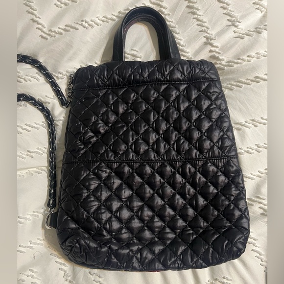MZ Wallace Black Quilted Backpack - Picture 4 of 7